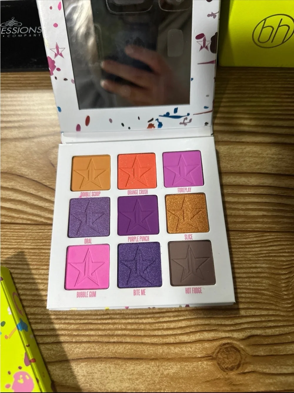 Jeffree Star Mini-Breaker Eyeshadow Palette — Pink, Purple, Orange, Gold, Brown